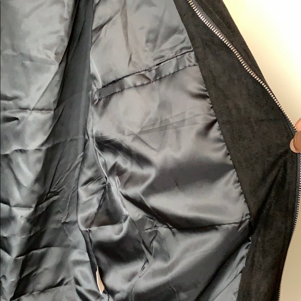 SSLR Black Suede Jacket - Picture 2 of 4